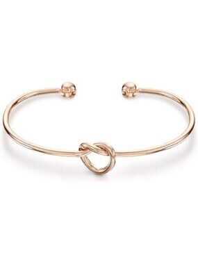 🆕Women Gold Plated Dainty Elegant Tie Knot Bracelet Trending Fashion Jewelry